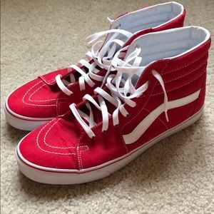 Red Vans Sk8-Hi
